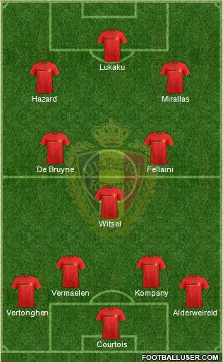 Belgium Formation 2014