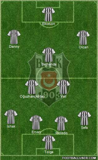 Besiktas JK Formation 2014