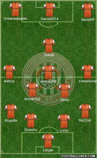Zaglebie Lubin Formation 2014
