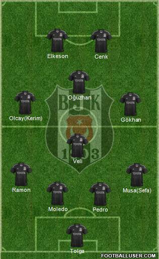 Besiktas JK Formation 2014