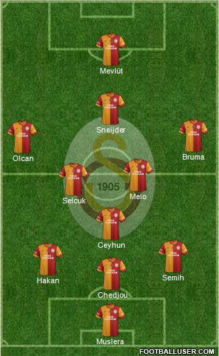Galatasaray SK Formation 2014