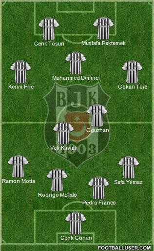 Besiktas JK Formation 2014