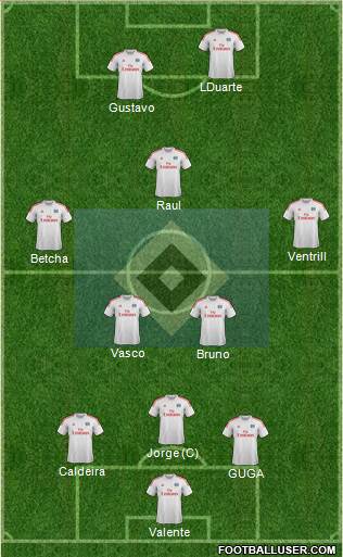 Hamburger SV Formation 2014