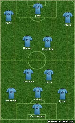 Tottenham Hotspur Formation 2014