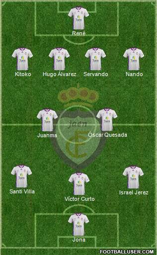 Real Jaén C.F. Formation 2014