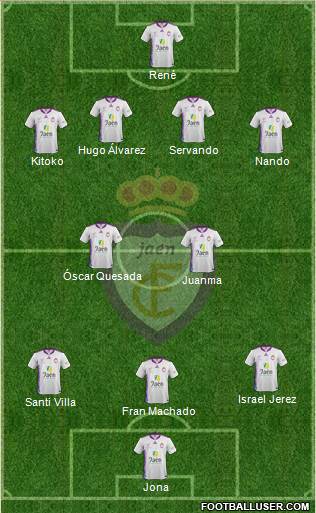 Real Jaén C.F. Formation 2014