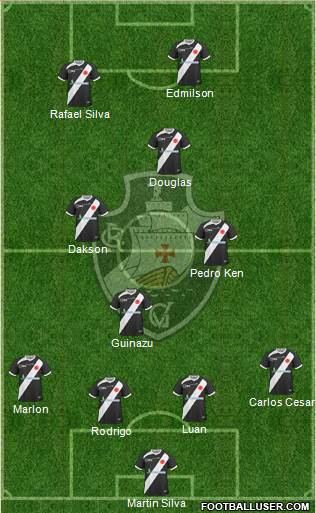 CR Vasco da Gama Formation 2014