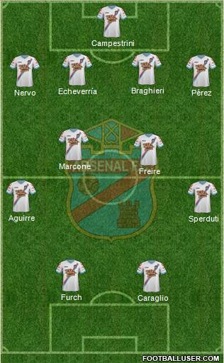 Arsenal de Sarandí Formation 2014