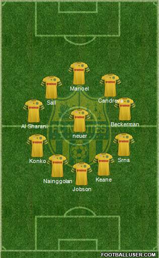FC Nantes Formation 2014