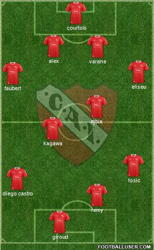 Independiente Formation 2014