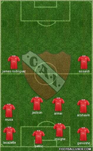 Independiente Formation 2014