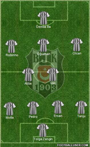 Besiktas JK Formation 2014