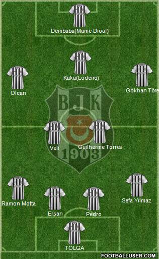Besiktas JK Formation 2014