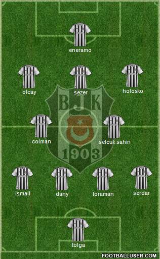 Besiktas JK Formation 2014