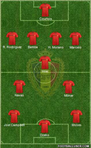 Belgium Formation 2014