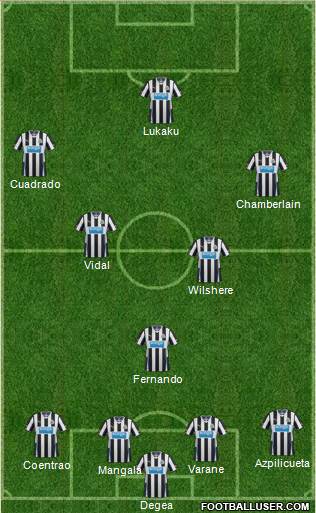 Newcastle United Formation 2014