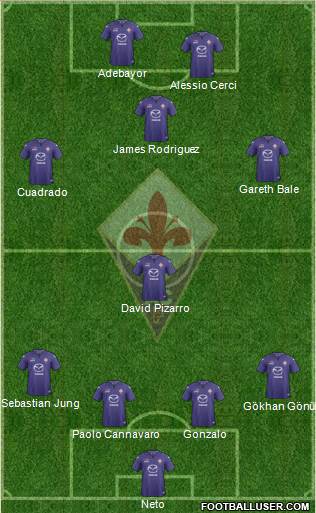 Fiorentina Formation 2014