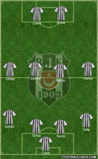 Besiktas JK Formation 2014