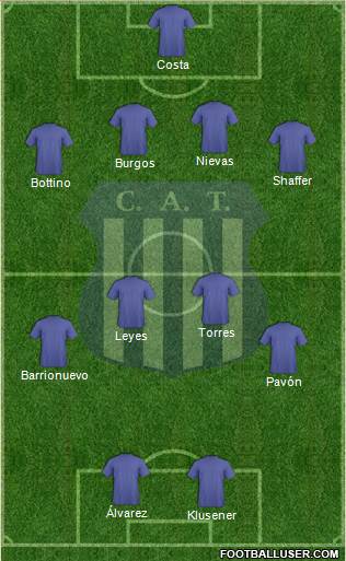 Talleres de Córdoba Formation 2014