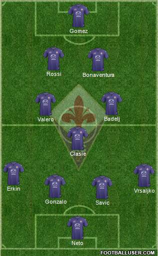 Fiorentina Formation 2014