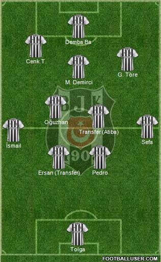 Besiktas JK Formation 2014