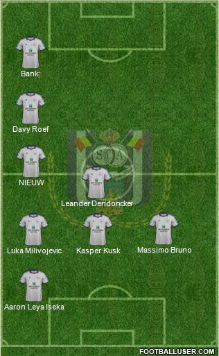 RSC Anderlecht Formation 2014