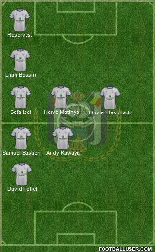 RSC Anderlecht Formation 2014