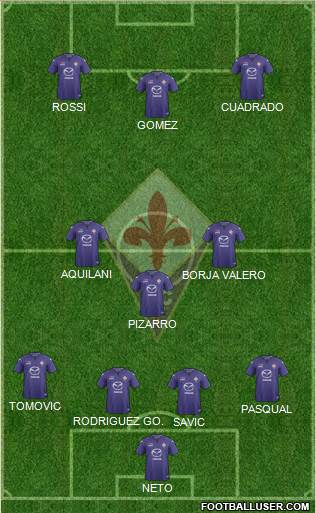 Fiorentina Formation 2014