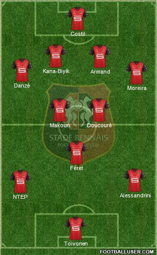 Stade Rennais Football Club Formation 2014