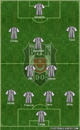 Besiktas JK Formation 2014