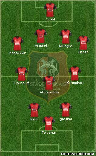 Stade Rennais Football Club Formation 2014