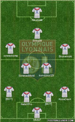 Olympique Lyonnais Formation 2014