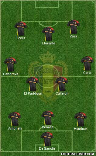 Belgium Formation 2014
