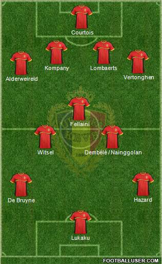 Belgium Formation 2014