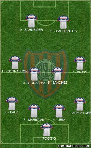 San Lorenzo de Almagro Formation 2014