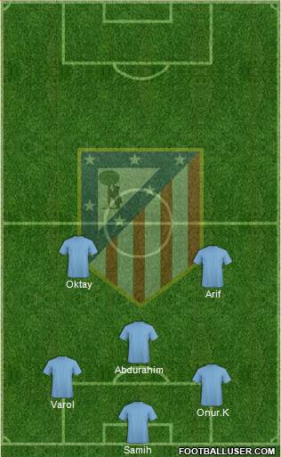 C. Atlético Madrid S.A.D. Formation 2014