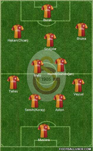 Galatasaray SK Formation 2014