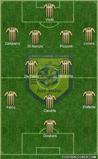 Juve Stabia Formation 2014