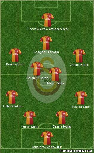 Galatasaray SK Formation 2014