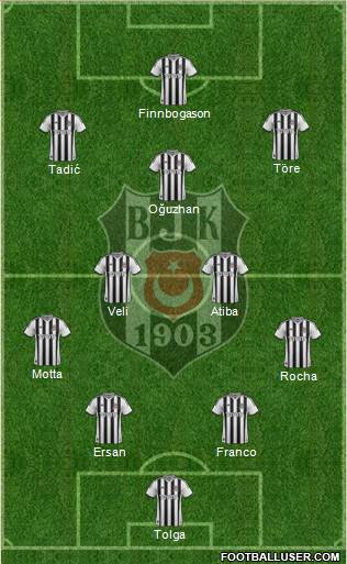 Besiktas JK Formation 2014