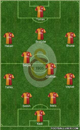Galatasaray SK Formation 2014