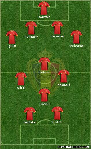Belgium Formation 2014