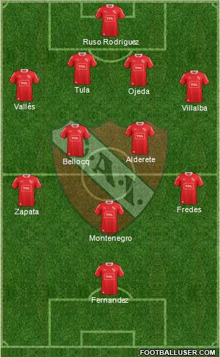 Independiente Formation 2014