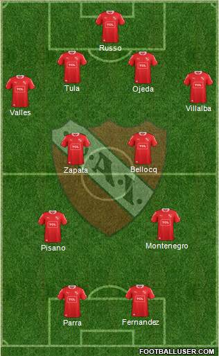 Independiente Formation 2014