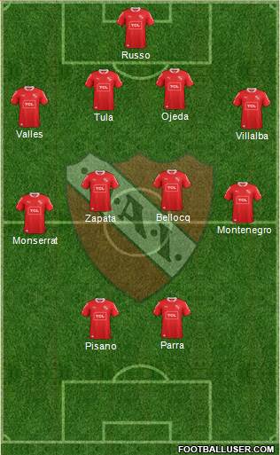 Independiente Formation 2014