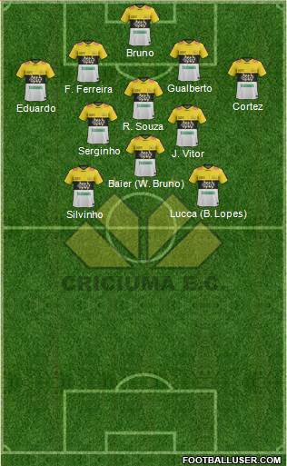 Criciúma EC Formation 2014