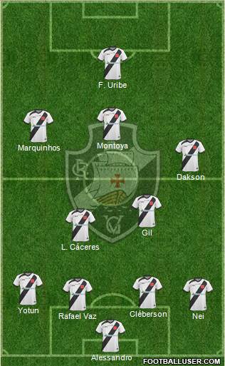 CR Vasco da Gama Formation 2014