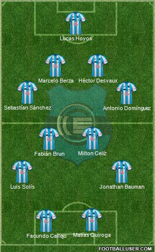 Gimnasia y Esgrima de Jujuy Formation 2014