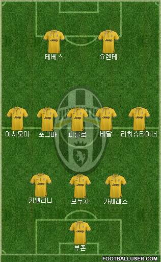 Juventus Formation 2014