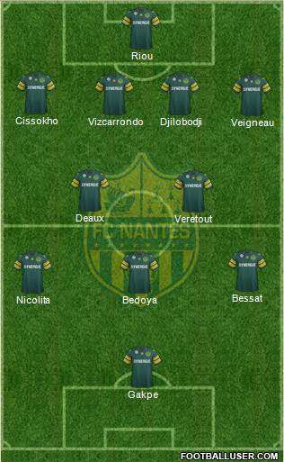 FC Nantes Formation 2014